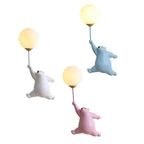 Polar Bear LED Sconce: Creative Wall Lighting for Family Theme Hotel Kid Children Bedroom