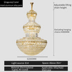 Crystal Chandelier: Elegant Lighting for Home, Villa, Hotel Lobby