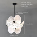 Cloth Minimalist LED Chandelier Ceiling Pendant for Home Decor