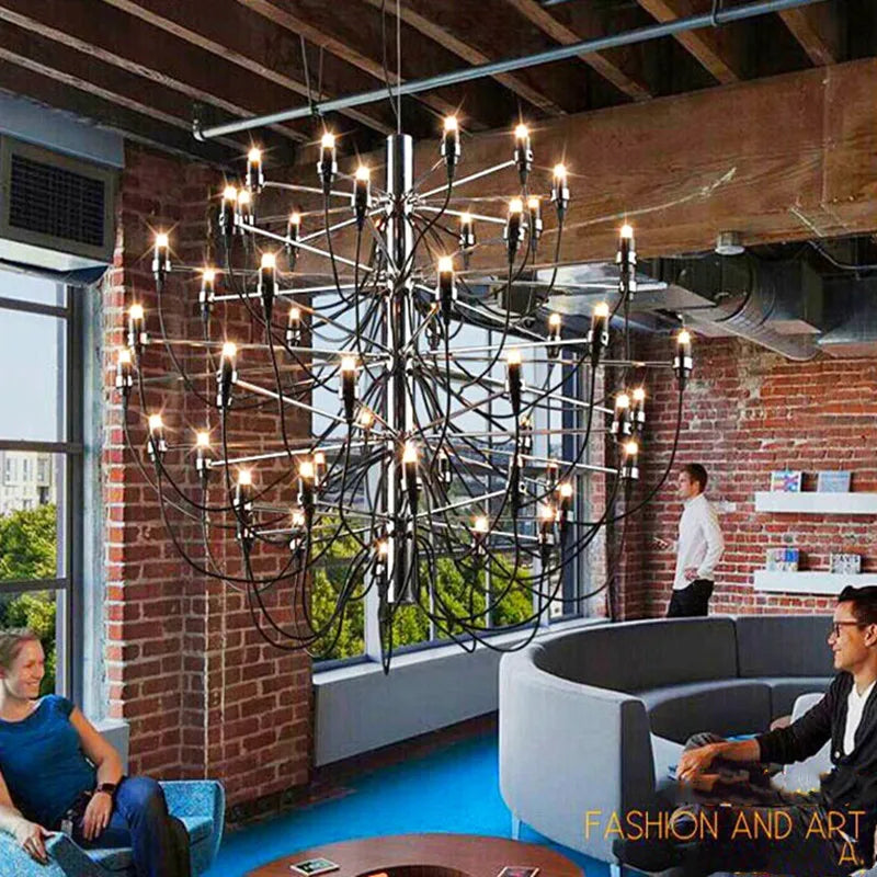 Nordic Italian Midsummer Fruits Chandelier for Modern Living Room – Replica Pendant Light