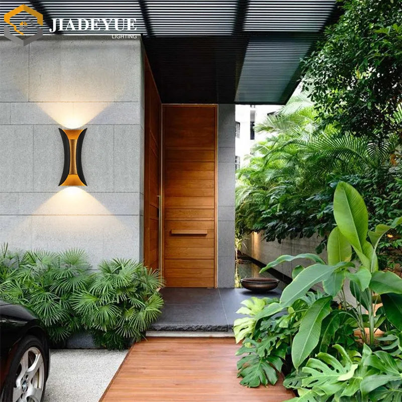 LED Wall Light: Indoor/Outdoor Waterproof Garden Lamp for Decor Lighting