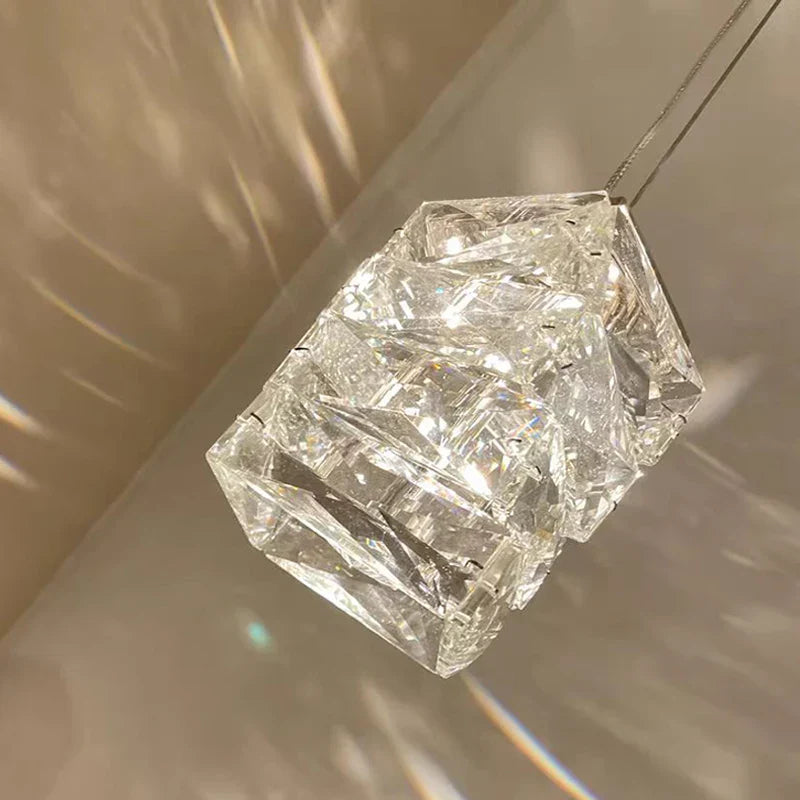 LED Crystal Chandelier for Bedroom Living Room Luxury Ceiling Light