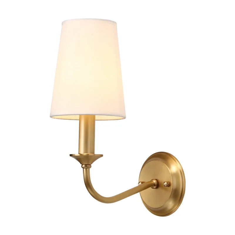 Rural Fabric Gold Pendant Chandelier for Living Room, Bedroom, and Restaurant Lighting