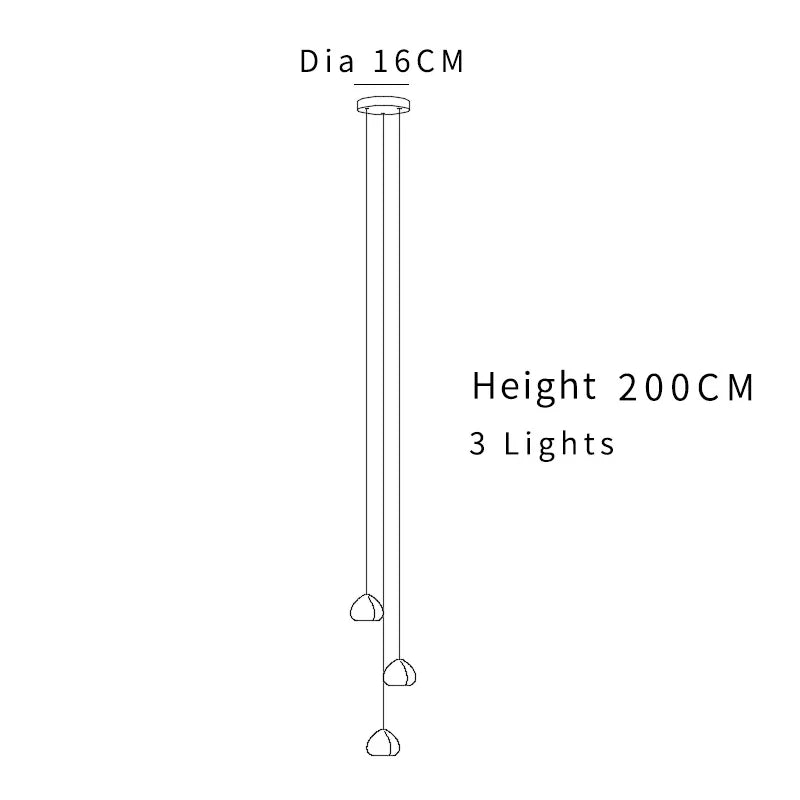 Crystal Ball Chandelier: Modern LED Stair Chandelier for Living Room and Kitchen