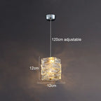 Crystal Pendant Light Small Chandelier for Bedroom Living Room