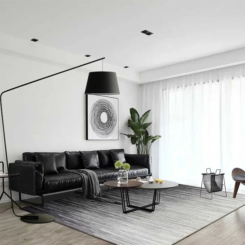 Black LED Floor Lamp for Living Room and Bedroom Decoration