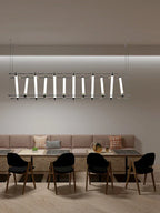 Nordic LED Chandelier: Black Gold Dining Room Kitchen Lighting Fixtures