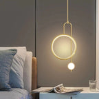 LED Ring Pendant Chandelier for Home Dining Living Bedroom Suspension