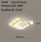 Luxury LED Ceiling Chandelier for Modern Bedroom & Living Room