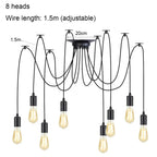 Spider Pendant Lights: Vintage Industrial Hanging Chandelier for Bar, Cafe Decor