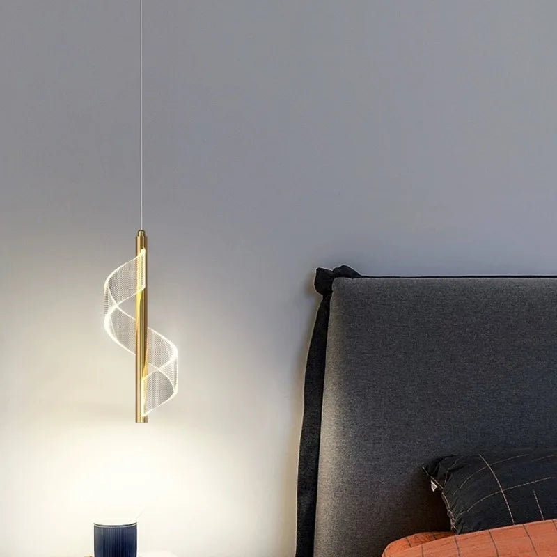 Silver LED Ceiling Pendant for Luxury Home Decor & Kitchen Lighting