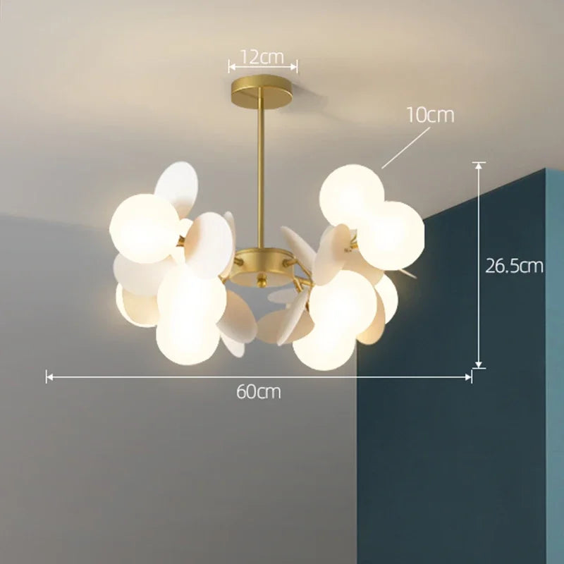 Branch Chandelier: Modern Colorful LED Ceiling Light for Bedroom and Living Room