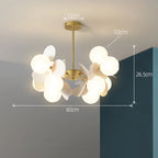 Branch Chandelier: Modern Colorful LED Ceiling Light for Bedroom and Living Room