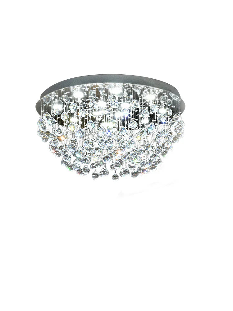 Crystal Chandelier: Modern Luxury LED Ceiling Lamp for Living Room and Bedroom