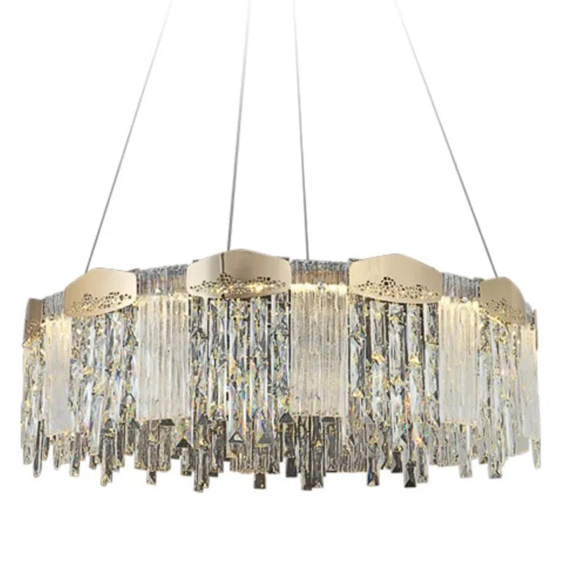Crystal Ceiling Chandelier: Modern Luxury Lighting for Living Room, Dining Room, Bedroom
