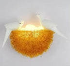 Bird Nest LED Wall Lamp for Children Bedroom, Study Room, Restaurant Decoration