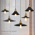 Industrial Loft Chandelier Pendant Lamp LED Edison Vintage Hanging Light