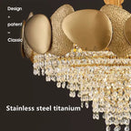 Crystal Tassels LED Pendant Chandelier - Modern Luxury Home Decor