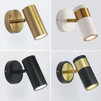 Adjustable Nordic LED Wall Lamp for Bedroom, Modern Minimalist Rotating Light