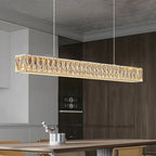 Crystal Chandelier LED Golden Modern Luxury Ceiling Home Interior Shop