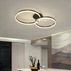 Modern Round Ring LED Ceiling Chandelier for Living Room and Bedroom