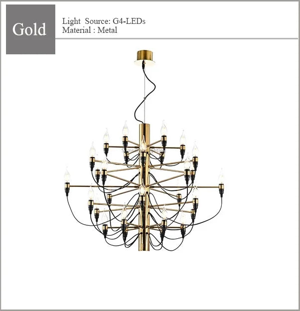 Modern Stairwell Pendant Chandelier Light Fixture for Bedroom, Hall, Hotel