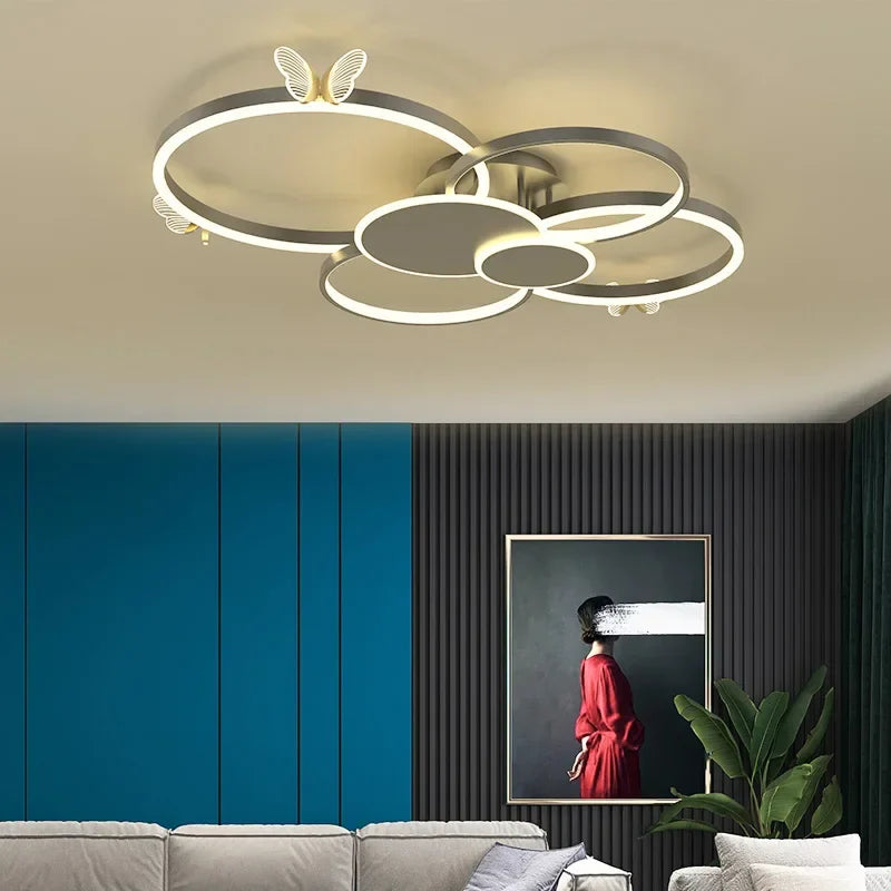 Butterflies Ceiling Light: Modern Luxury Home Lighting Fixture