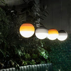 Gradient Glass Dome Pendant Lamps for Modern Interiors