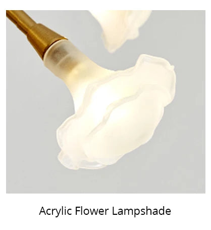 Modern Luxury Petal LED Pendant Light for Living Room, Bedroom, and Kitchen