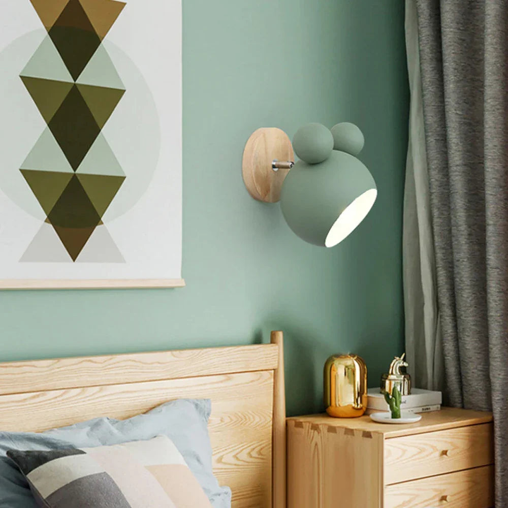 Nordic Green Wall Lamp Sconce for Bedroom Living Room Indoor Lighting Afralia™