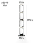 Glass LED Floor Lamp for Modern Interior Decor