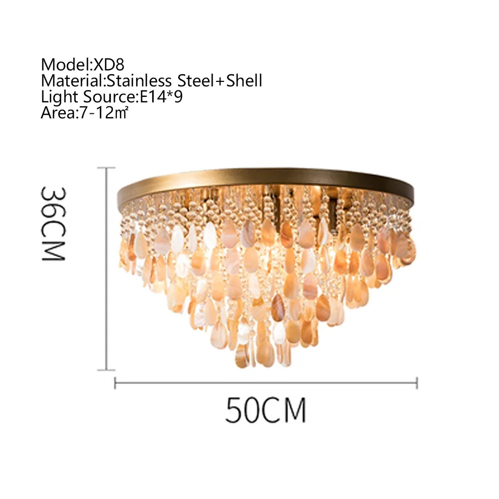 Modern Crystal LED Ceiling Light Chandelier for Living Room Bedroom