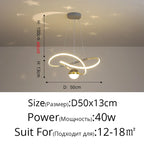 LED Gypsophila Chandelier for Modern Living Room Decor - Crown Ceiling Pendant Light