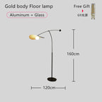 Nordic LED Floor Lamp Adjustable Long Arm Reading Light for Living Room