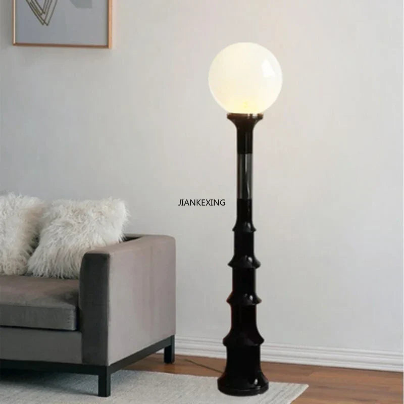 Colorful Retro LED Floor Lamp for Bedroom and Children's Study