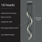 Minimalist Pendant Chandelier Ceiling Light for Living Room Stair Modern 2023