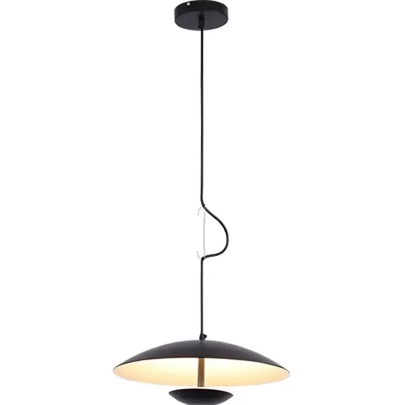 Wood Grain Black Pendant Lights for Dining Room Kitchen Home Decor Lighting