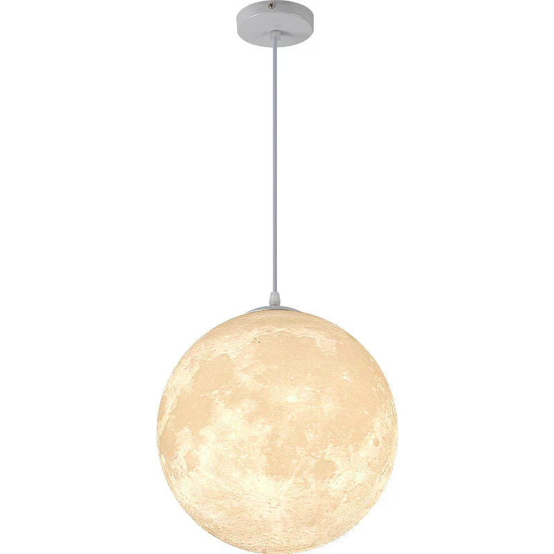 Moon Medal LED Pendant Light – Modern Indoor Hanging Lamp for Home Decor