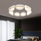 Luxury Iron Art LED Ceiling Chandelier with High Transmittance Acrylic Lampshade