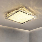Crystal Ceiling Lamp: Nordic Gold LED Light for Bedroom, Hotel, Office, Living Room.