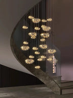 LED Drop Chandelier Lighting for Living & Dining Room Decor