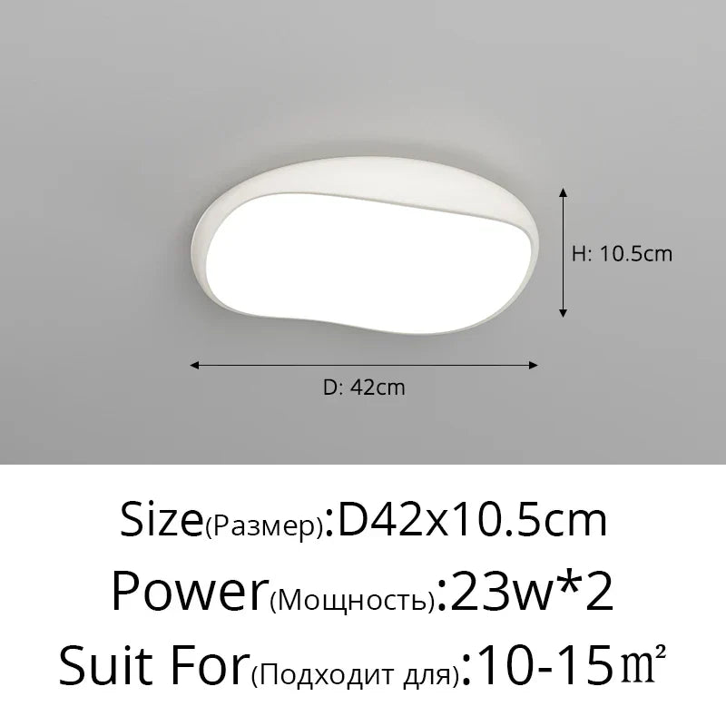 Nordic Ceiling Lights in White, Black, Red: Designer Lighting for Home Decor