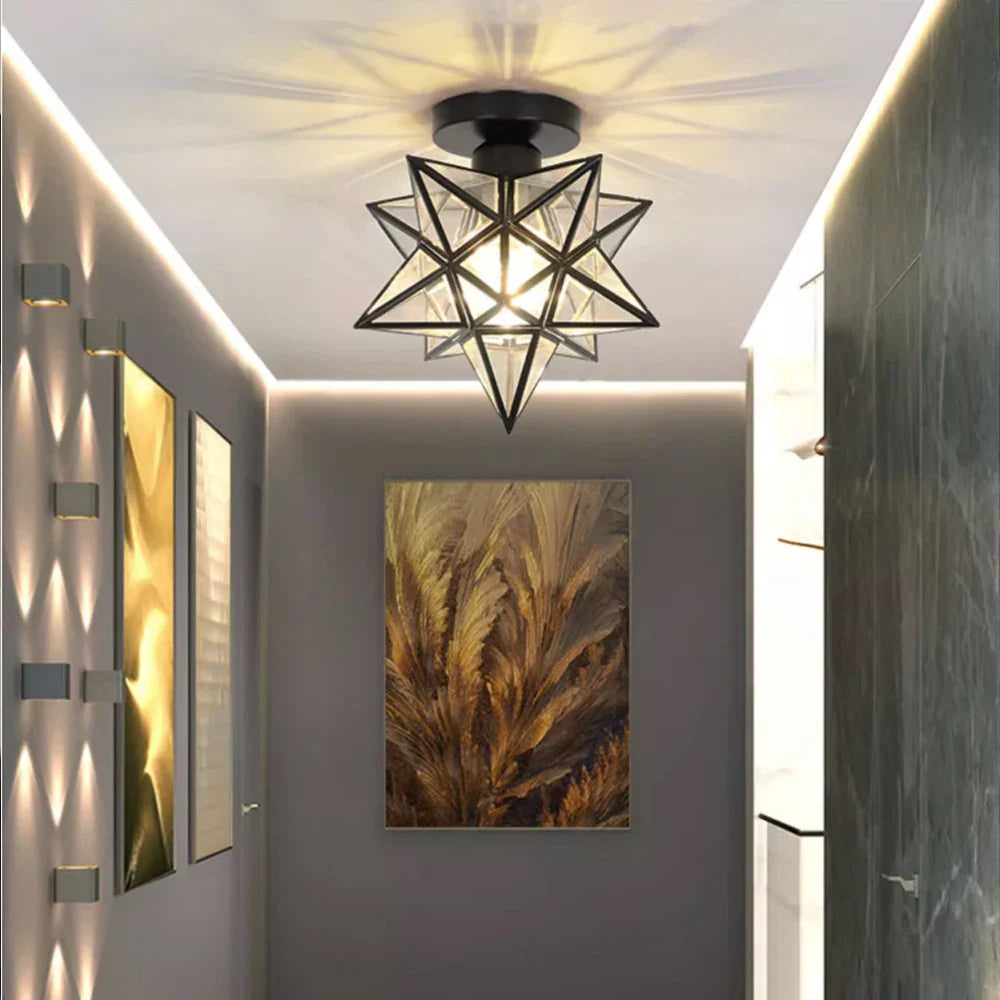 Glass Crystal LED Ceiling Chandelier for Home Decor