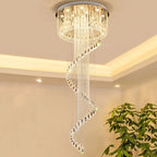 Modern LED Chandelier for Living & Dining Room - Stylish Crystal Lustre Pendant Light