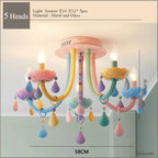 Macaron LED Ceiling Light for Children's Bedroom Decoration