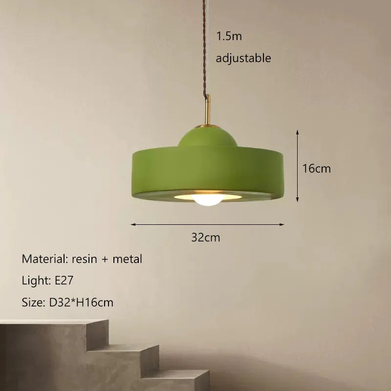 Modern Cream Pendant Light for Dining, Bedroom, Living Room