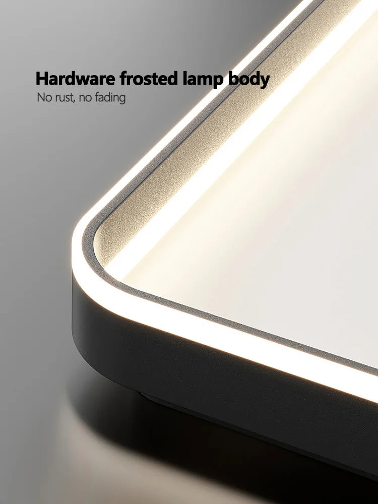 Square Ceiling Lamp | Modern Nordic LED Bedroom Master Light
