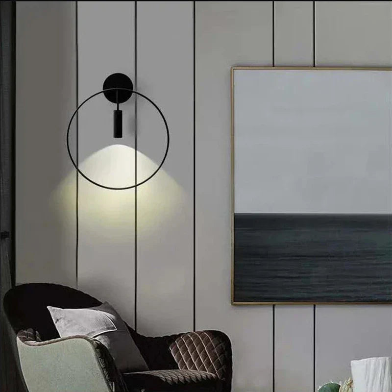 Revolta Nordic Wall Light: Minimalist Designer Bedside Lamp for Corridor and Lounge