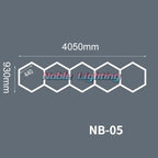 Honeycomb Hexagon LED Ceiling Light for Hair Salon & Auto Detailing