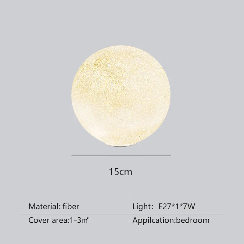 Nordic Moon LED Floor Lamp for Home Decoration and Bedroom Lighting